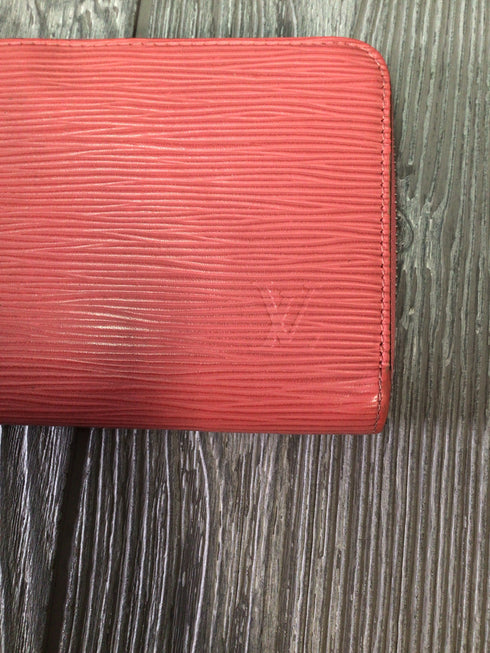 Louis Vuitton Epi Leather Zip Wallet Rose Indien